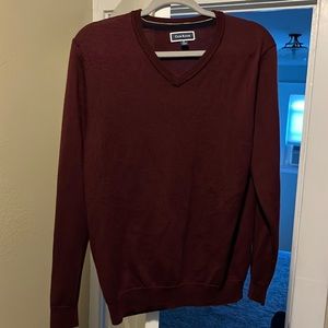 CLUB ROOM
Men's Solid V-Neck Merino Wool Blend Sweater, Created for Macy's
